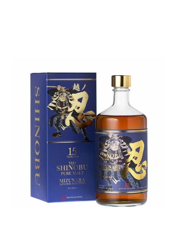 忍 Shinobu Pure Malt Whisky 15 Years Mizunara Oak Finish 700ml